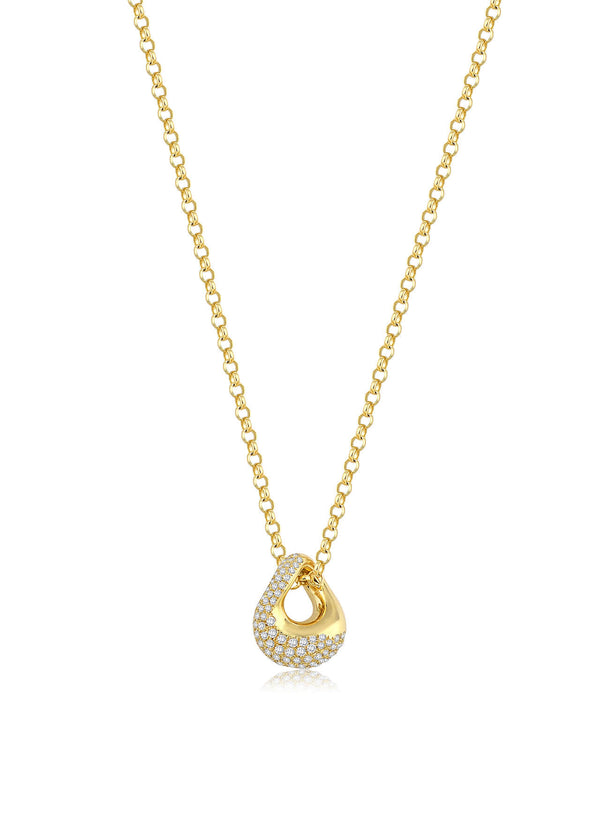 Lucid Necklace 18k Gold and Diamonds